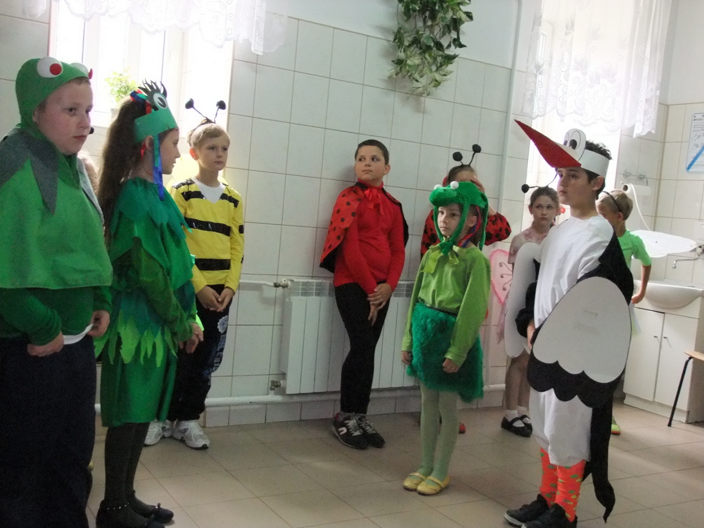 Występ dzieci ze Szkoły Podstawowej w Łazach