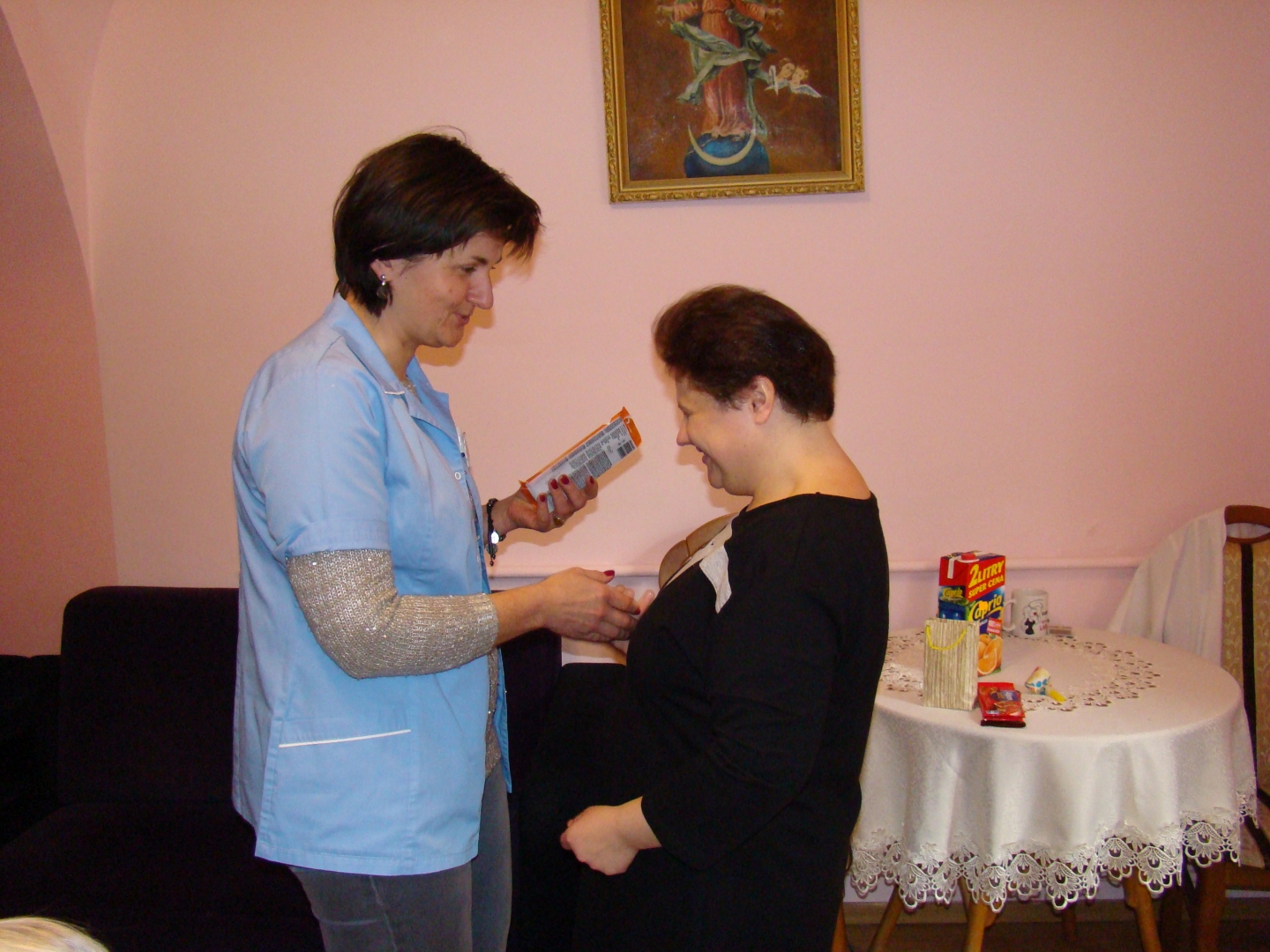 Urodziny Mieszkanek zorganizowane w Domu Pomocy Społecznej w Moszczanach w  miesiącach listopadzie  i grudniu 2016r.